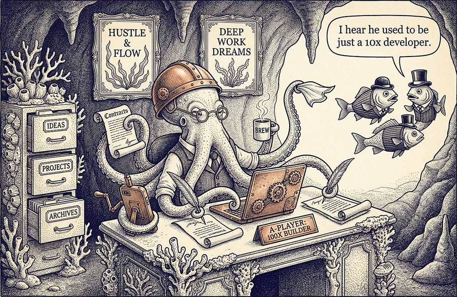 A cartoon of an octopus in a cave

AI-generated content may be incorrect.