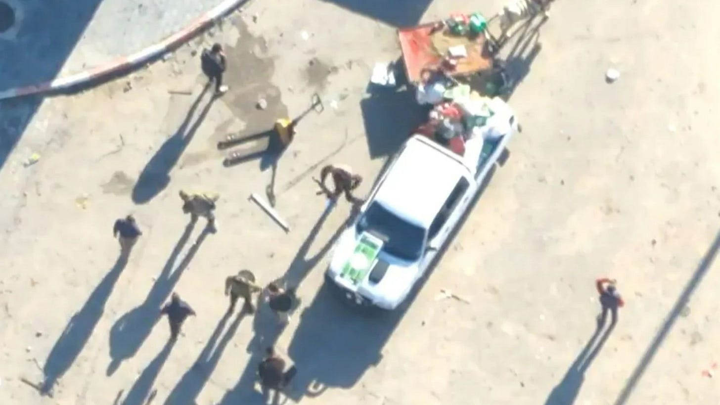 Israel releases drone footage of Hamas beating civilians and stealing ...