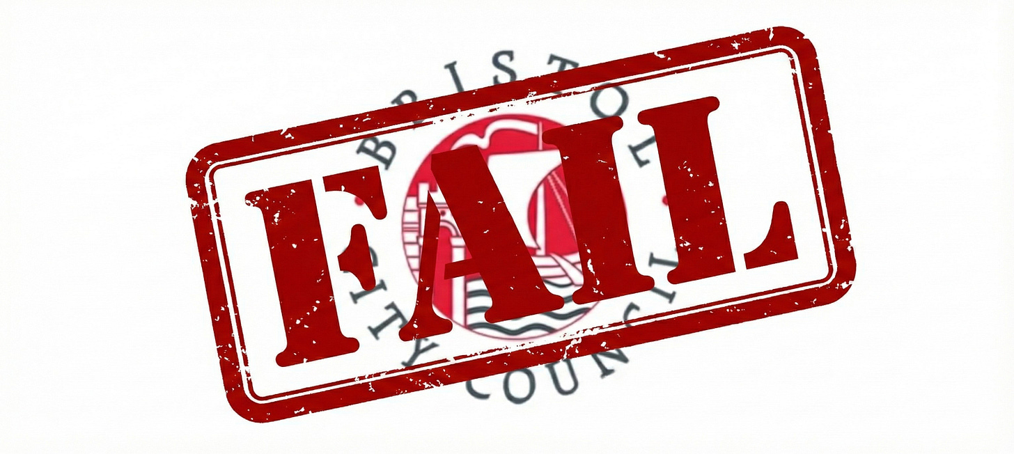 £430,000 wasted. 616 hours to explain. 45 minutes they won't answer.  Bristol City Council: FAIL.  https://bit.ly/48ULq6R  #BristolPolitics #LocalGov #FOI
