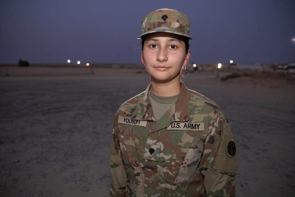 Former Afghan Refugee Becomes American Soldier