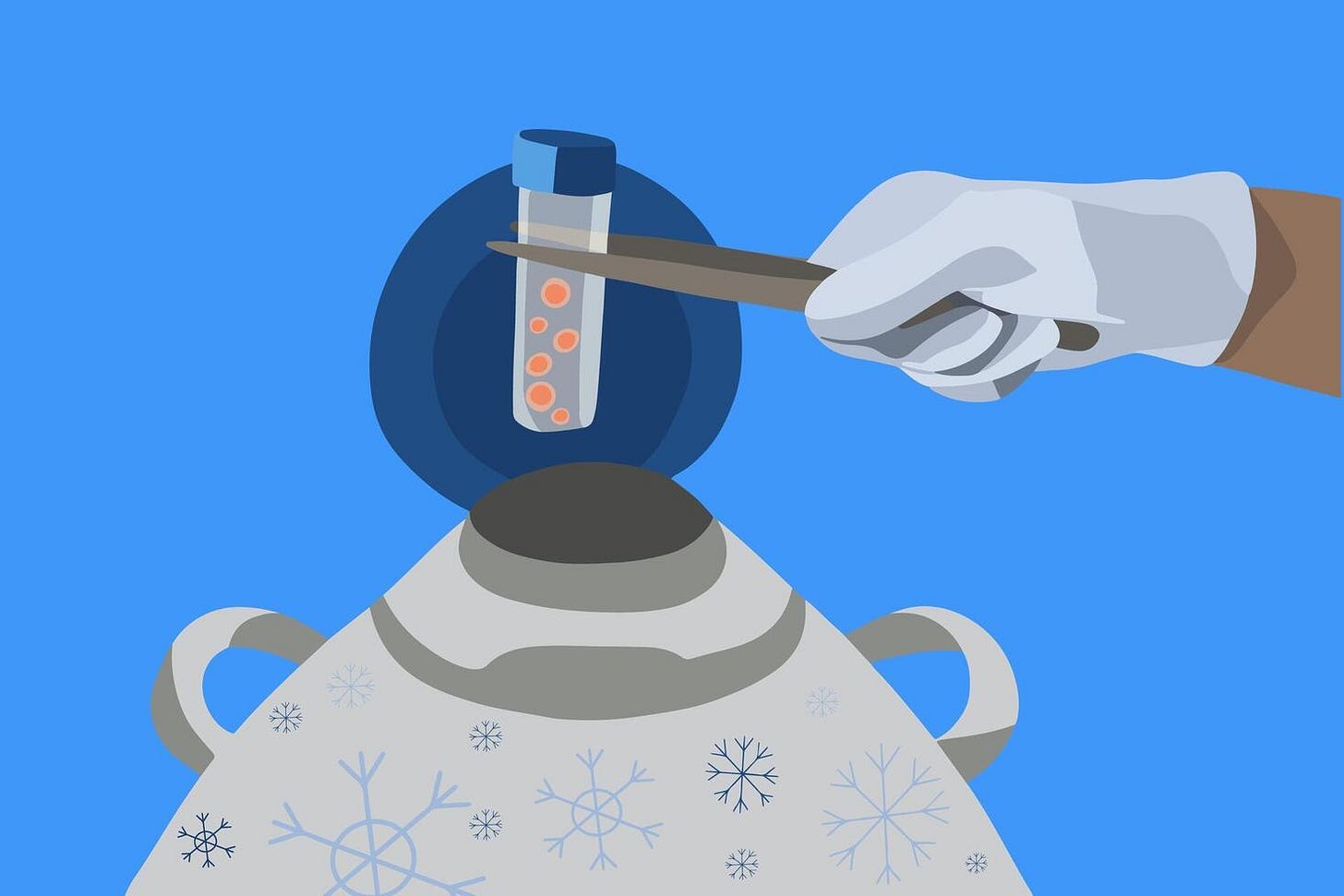Egg freezing vector isolated illustration. Egg donation. 38446915 Vector Art  at Vecteezy