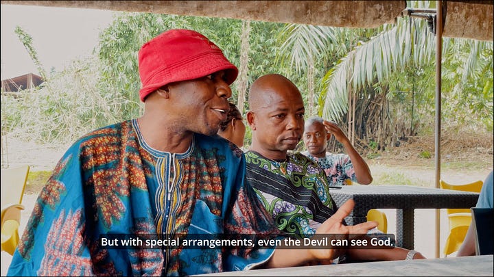 Ade Obatoyinbo with Dr. Lucky Edo and the Benin City rainmakers