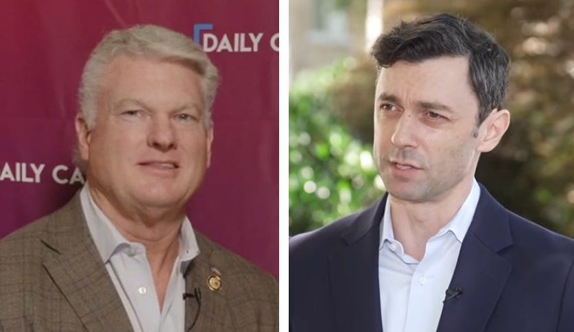 Georgia Senate Race: It's Jon Ossoff Vs. Some Idiot MAGA Troll Douche