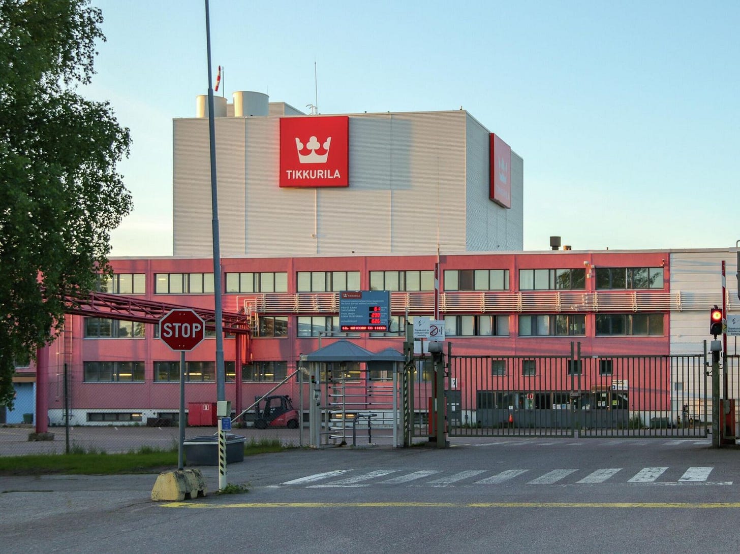 Tikkurila plant in the Leningrad region