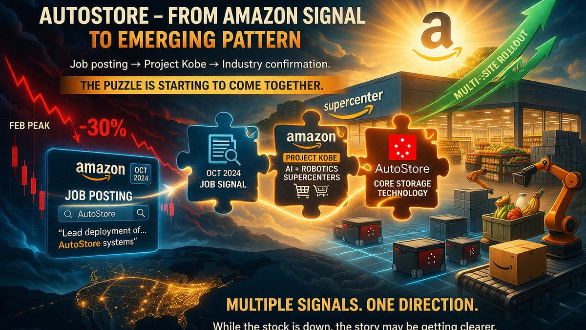Autostore Amazon Watchlist Update: AutoStore – the Amazon puzzle is coming together