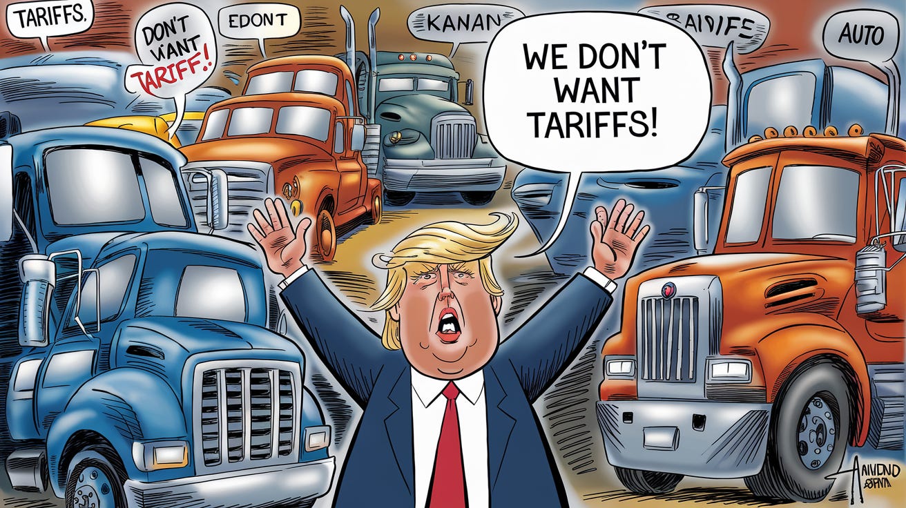 Trump's dumbass tariffs are whipsawing the economy Trump's dumbass tariffs are whipsawing the economy