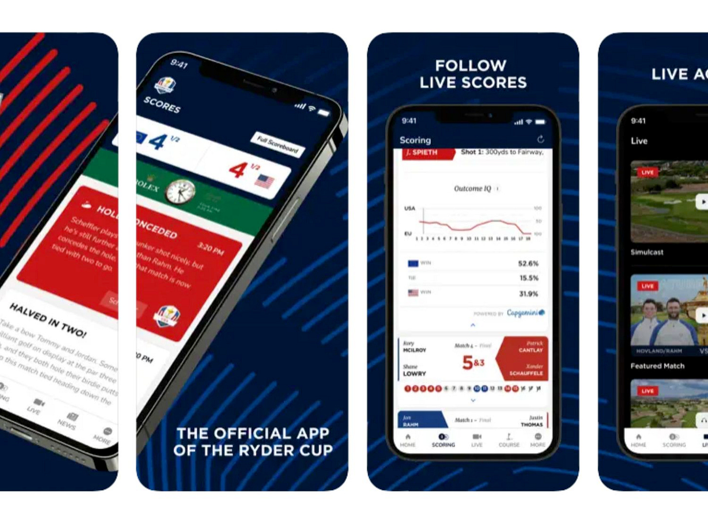 Get ready for Rome's golfing extravaganza with the official Ryder Cup  iPhone app | iMore