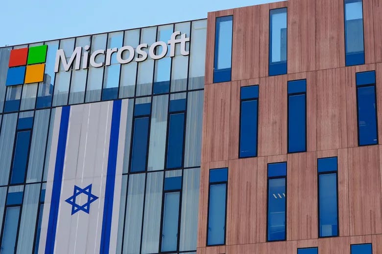 📢 BREAKING: After admitting brave reporters uncovered an evil partnership with Israel, Microsoft ends the agreement