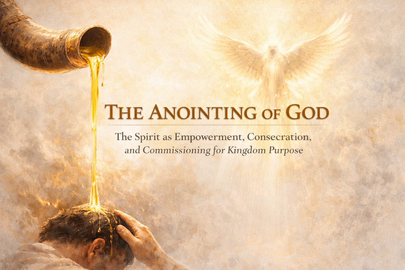 THE ANOINTING OF GOD - by Tyler Manis - Formed By Scripture