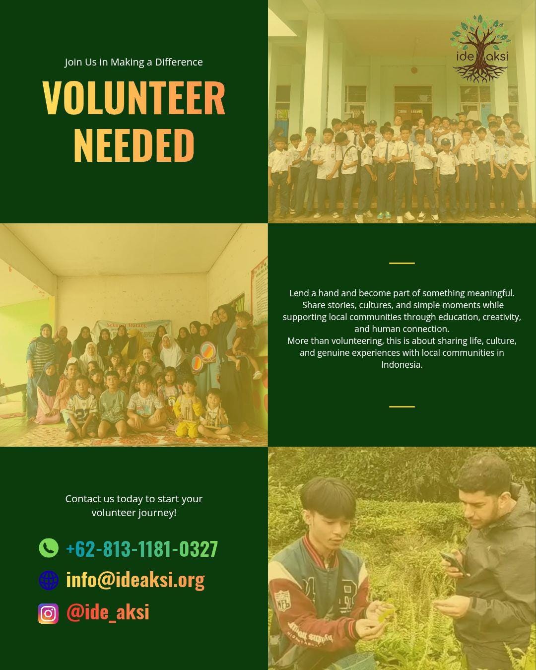 Volunteers Needed In Rural West Bogor Volunteers Needed In Rural West Bogor