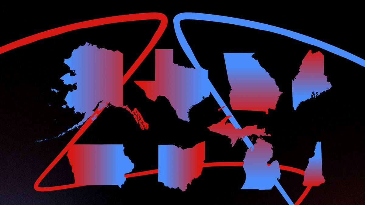 🔴 🗳️ 🔵 Which states will split tickets for Senate and governor?