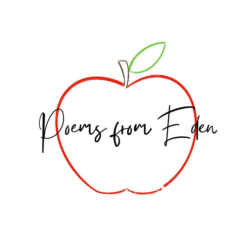 The “Poems from Eden” logo