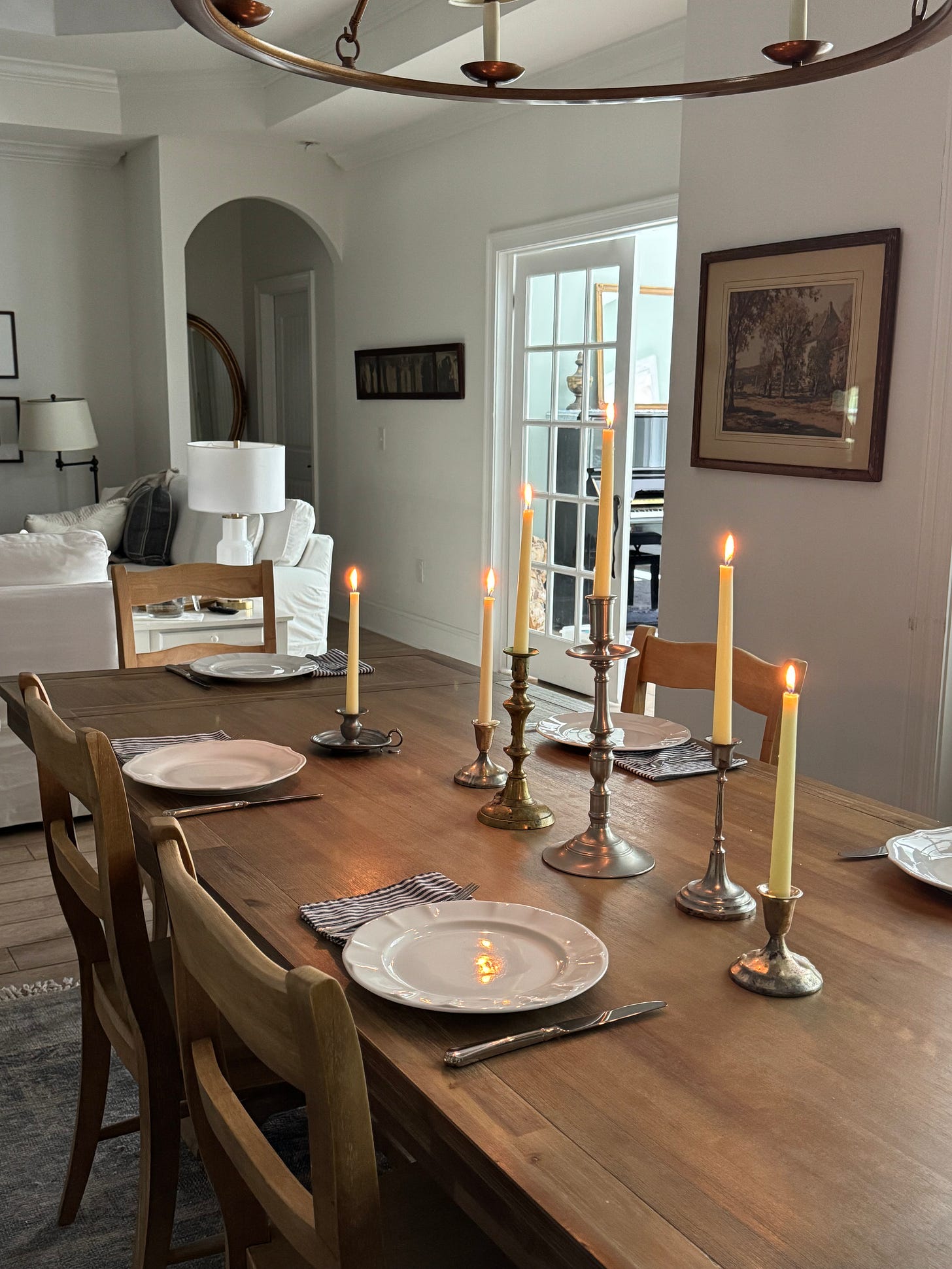 A set table