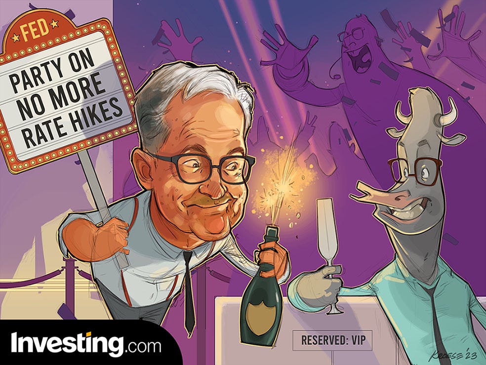 Global Stocks Rally On Bets Powell Is Done Raising Rates!