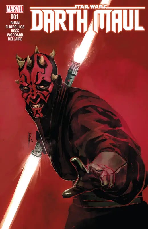 Cover of Marvel's 2017 'Darth Maul'