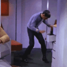 Spock searching through drawers frantically