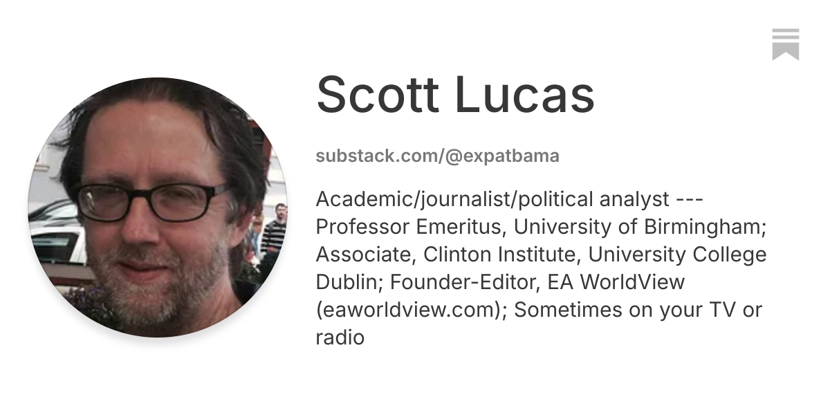 Scott Lucas | Substack