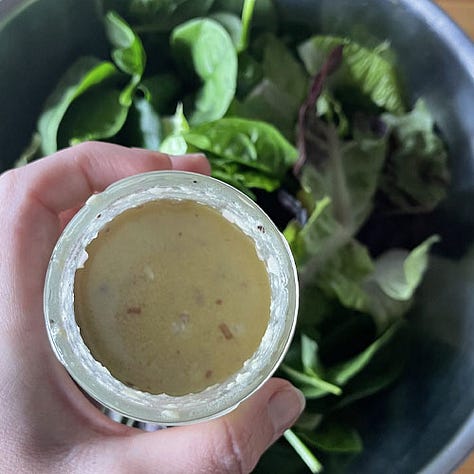 Salad dressing ingredients