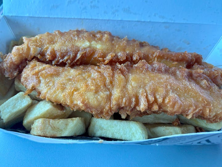 Fish and Chip Supper, Camper Van