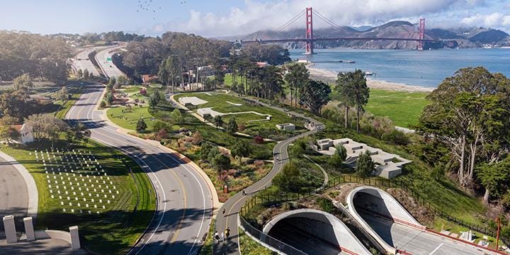 Battery Bluff aerial view rendering