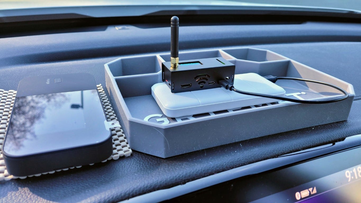 Hotspots (cellular and RPi) on the dashboard