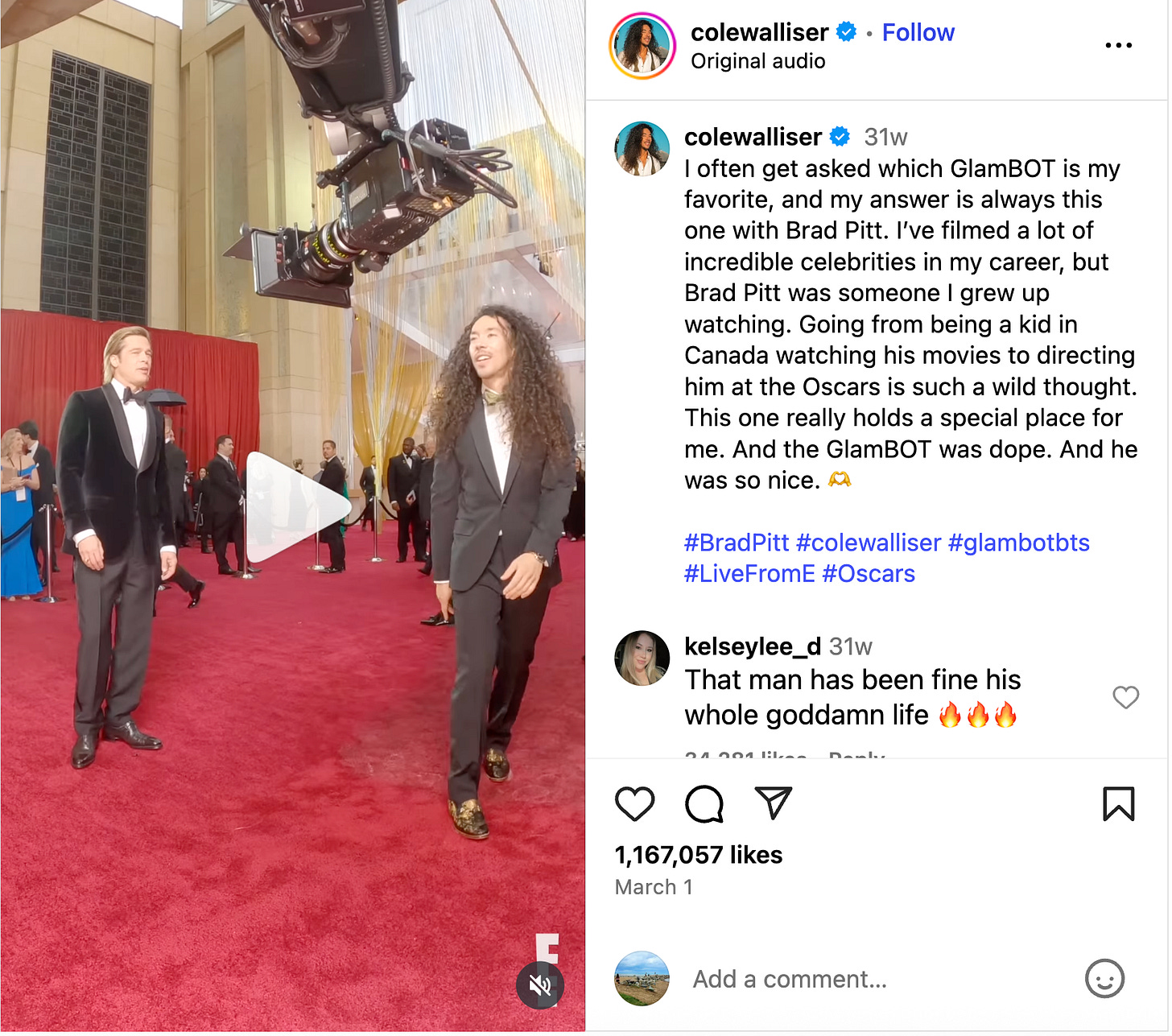 Glambot’s behind-the-scenes footage of Brad Pitt's Glambot shot Glambot’s behind-the-scenes footage of Brad Pitt's Glambot shot