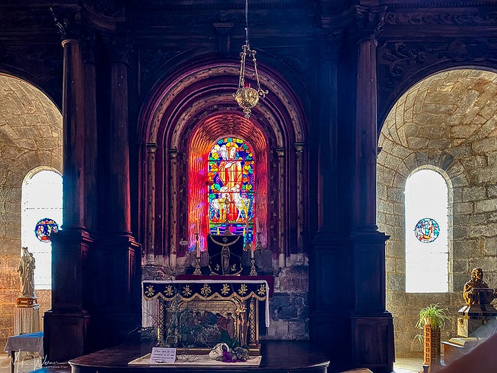 Inside the chapel