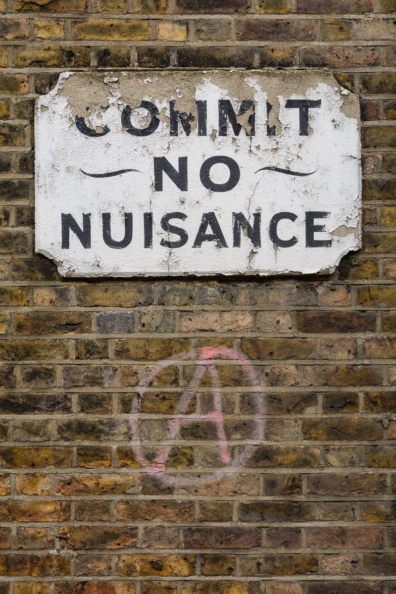 A sign at the back of the Welsh Congregational Chapel in The Borough, South London. - Photographer: Roy Reed A sign at the back of the Welsh Congregational Chapel in The Borough, South London. - Photographer: Roy Reed