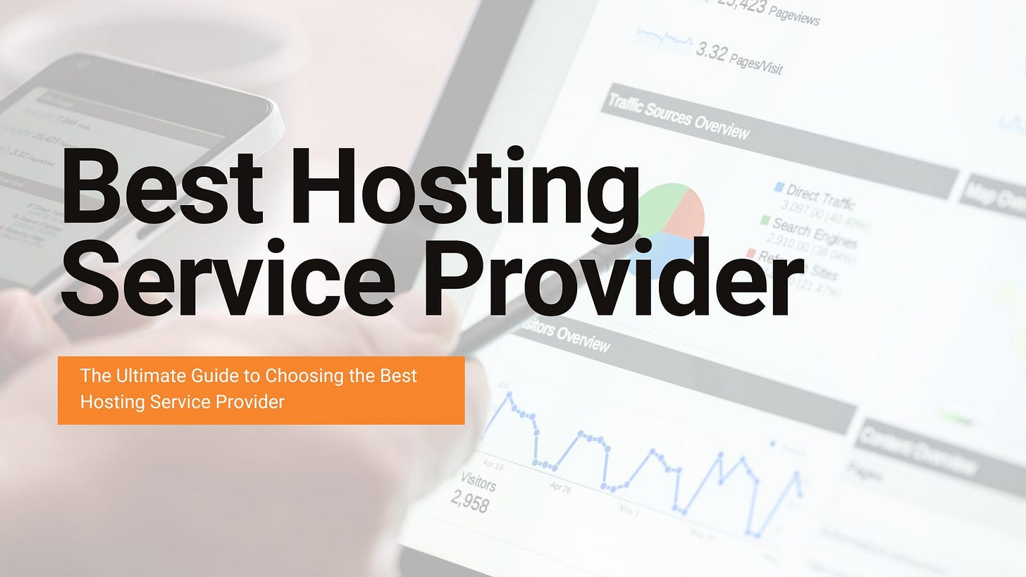 Top 3 Web Hosting Providers for 2024