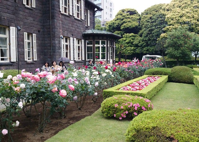 Kyu-Furukawa Garden Rose Bed Kyu-Furukawa Garden Rose Bed