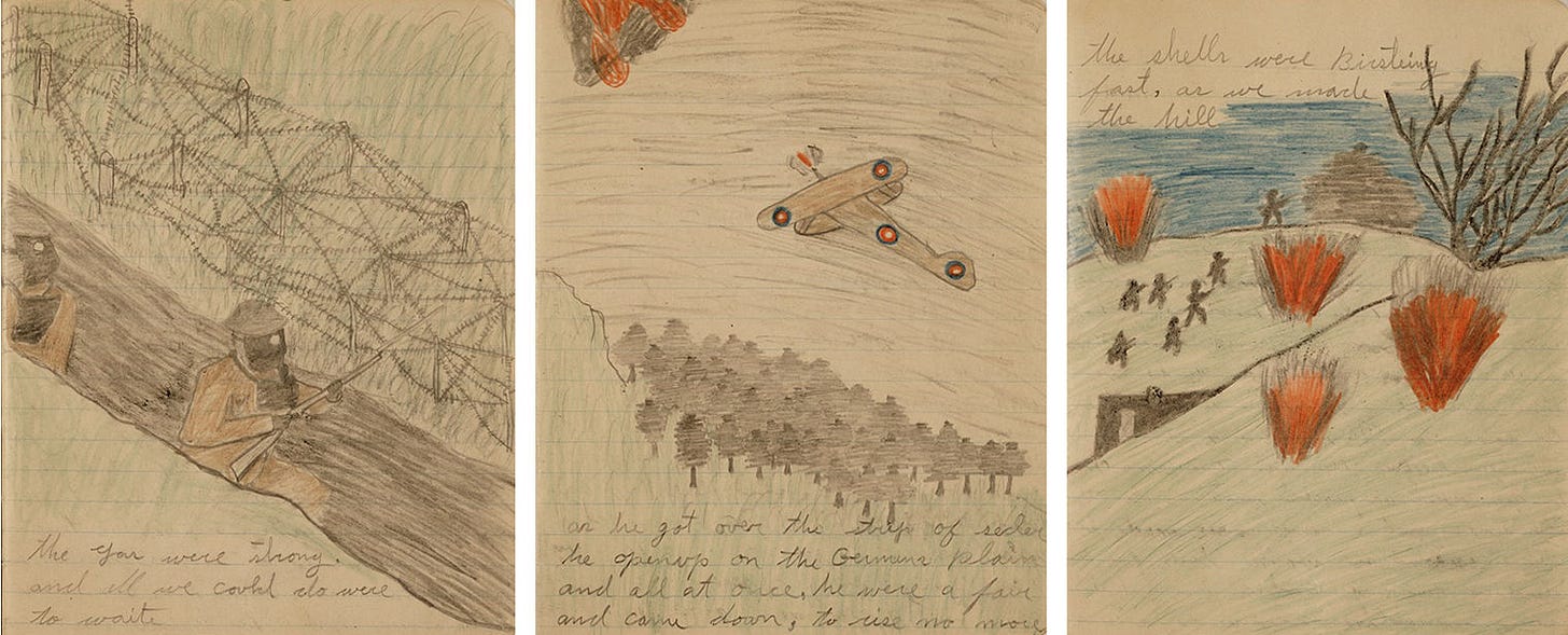 Three pages from Pippin's notebook. Three pages from Pippin's notebook.