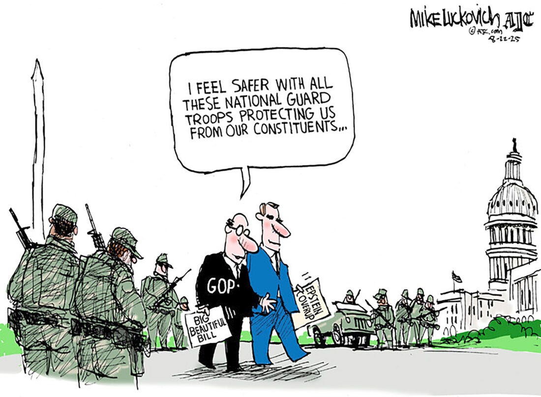 Editorial cartoon for Aug. 25, 2025 | News, Sports, Jobs - The Daily News