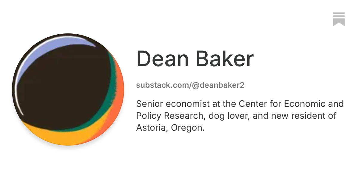 Dean Baker | Substack