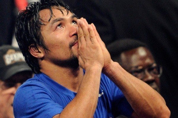Manny Pacquiao holds tight to his bible after nike dump 2016 opinion Manny Pacquiao holds tight to his bible after nike dump 2016 opinion