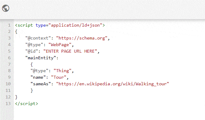 Schema example for entity SEO Schema example for entity SEO