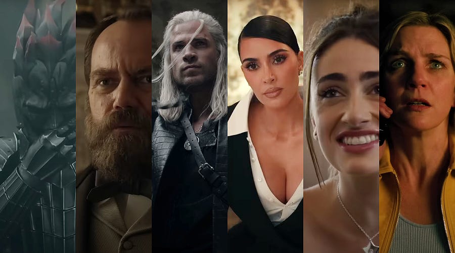 New Trailers! A Knight of the Seven Kingdoms, Death by Lightning, The Witcher: S4, All’s Fair, I Love LA & Pluribus
