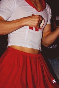 From everywhere on Tumblr - Matt's miniskirt