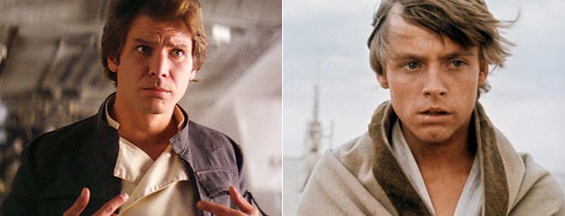 Crushworthy Battle: Han Solo vs. Luke Skywalker | Fandomania