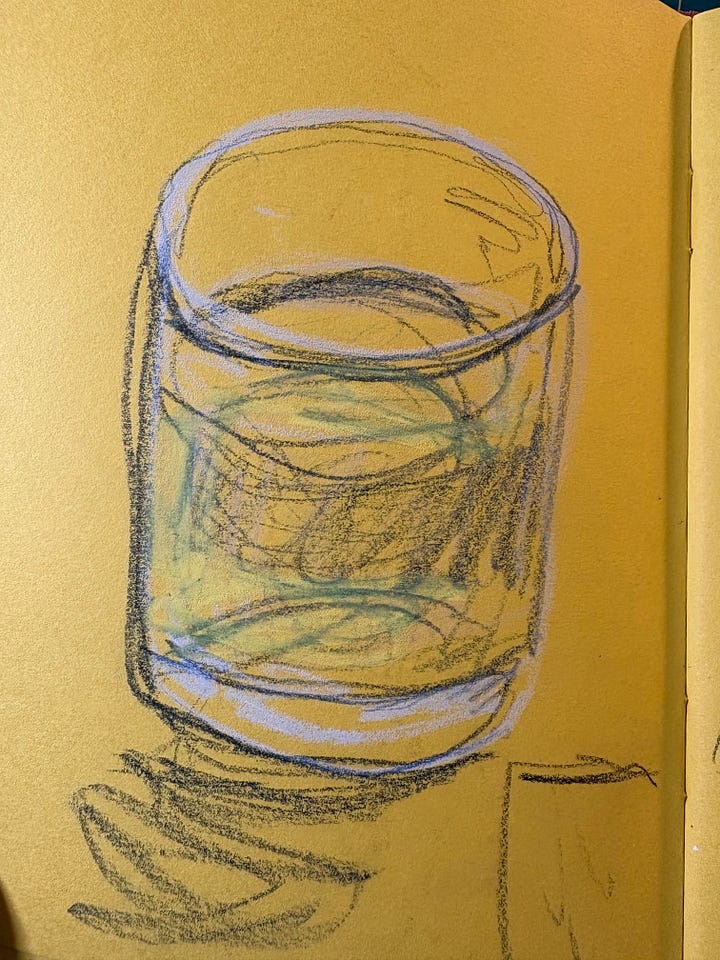 Sketches of random clutter on my desk