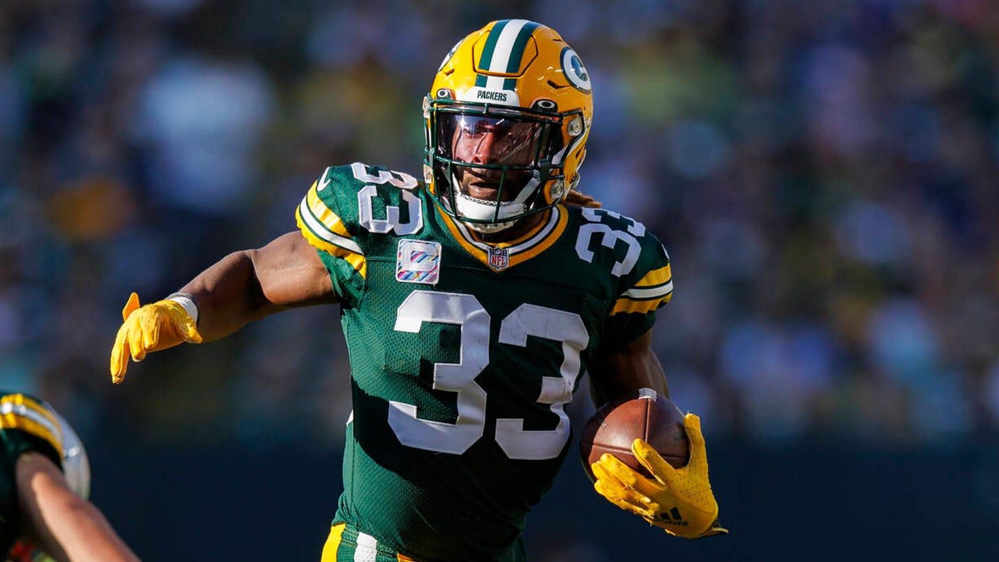 Aaron Jones could pass Packers legend Paul Hornung in key rushing stat vs.  Jets | Yardbarker