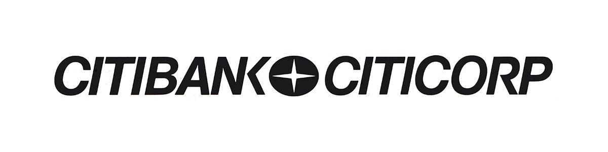Citibank Logo, 1975 - by Richard Baird - Logo Histories