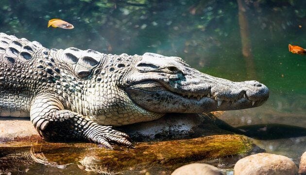 alligator in the swamp alligator in the swamp