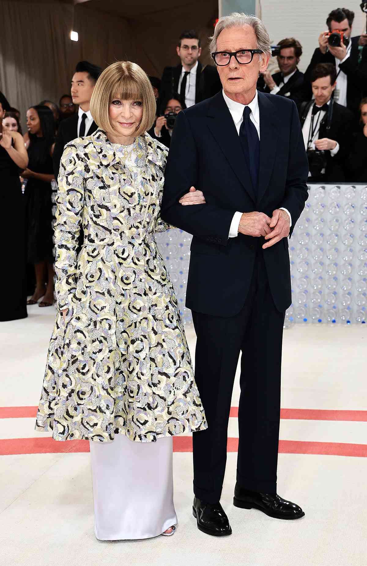 Anna Wintour, Bill Nighy Spark Romance Rumors at Met Gala 2023: Photos