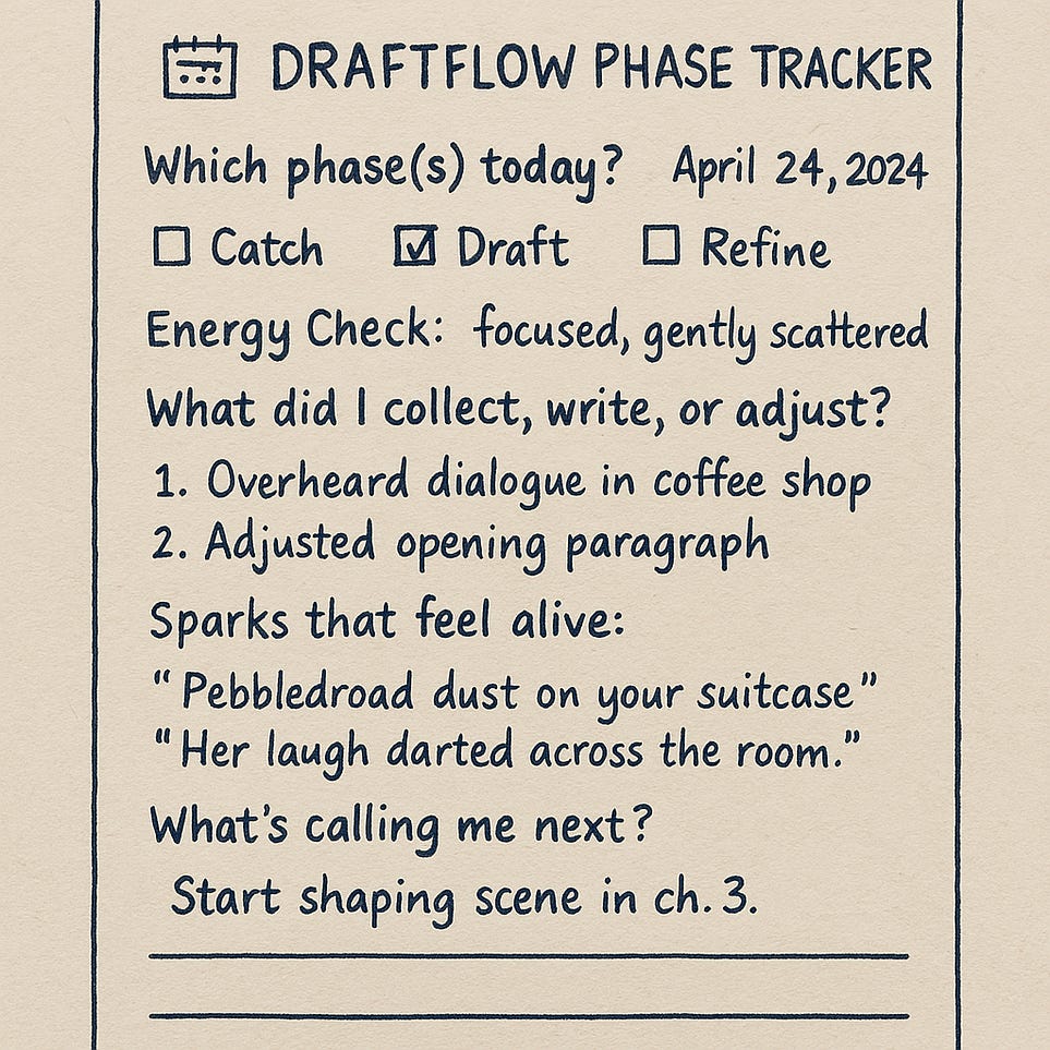 Draftflow Layout Four Phases of the Draftflow Cycle - by C. L. Nichols