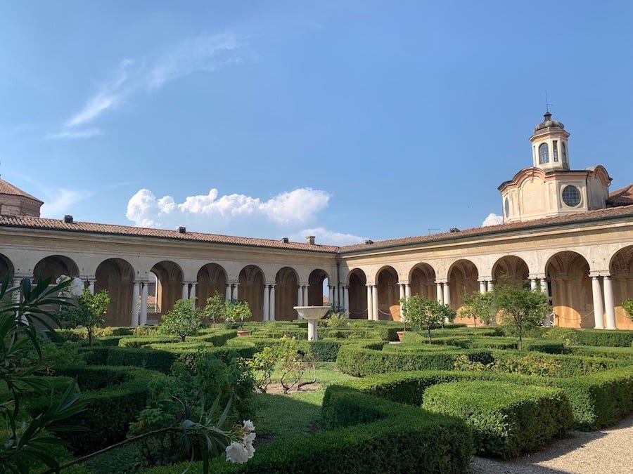 The Hanging Garden at the Palazzo Ducale in Mantova. The Hanging Garden at the Palazzo Ducale in Mantova.