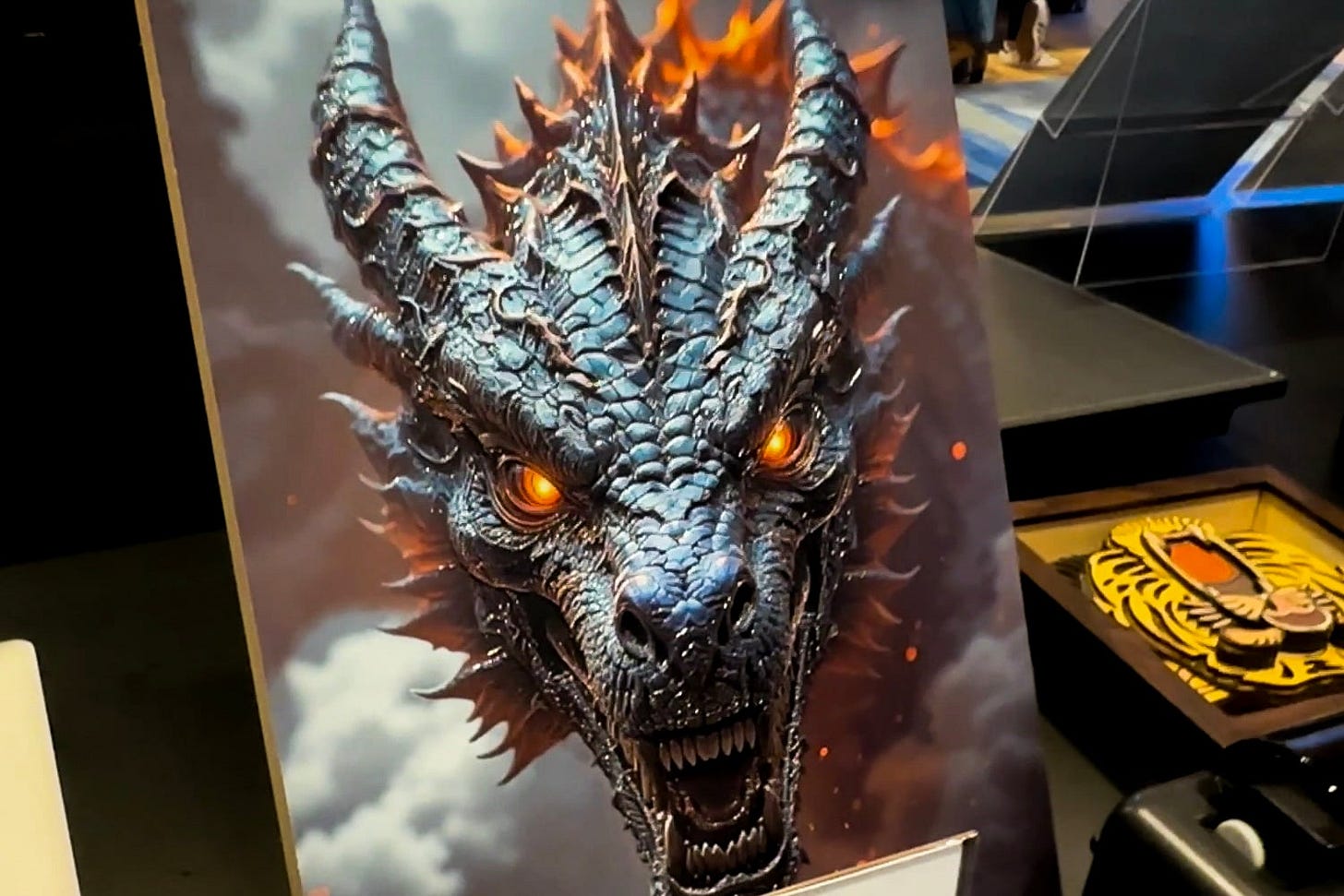A detailed print made with the eufyMake M1 UV printer