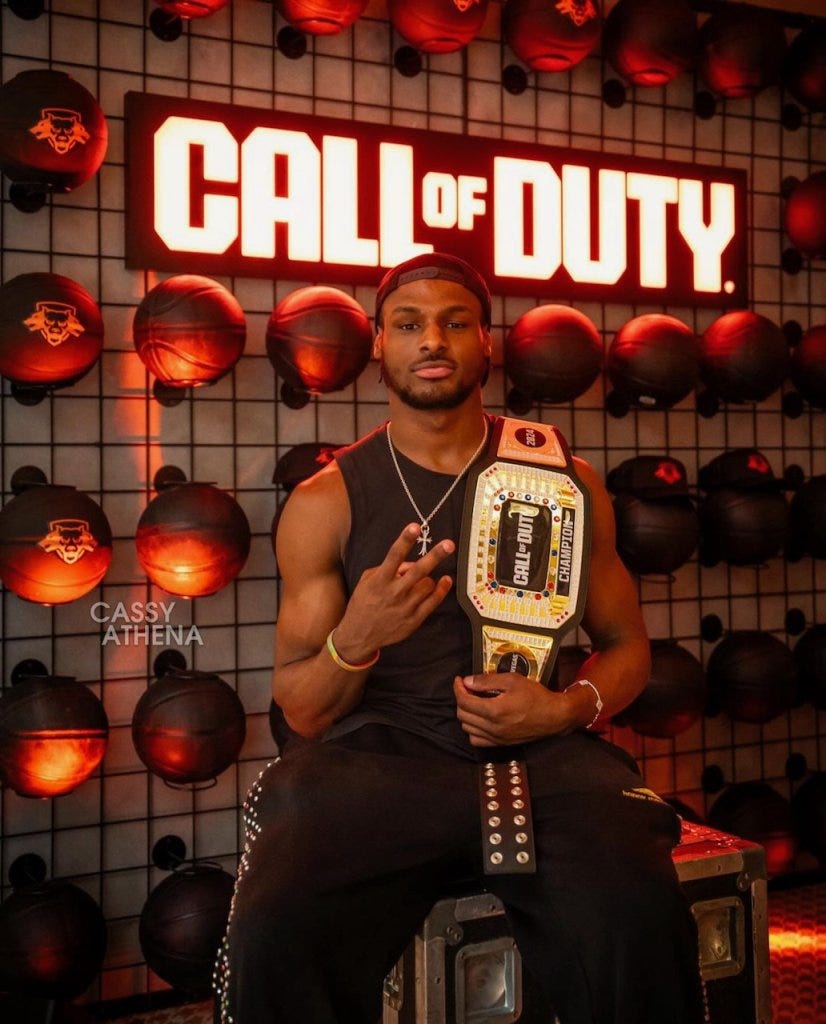 Bronny James Wins Call Of Duty Two Minute Drill