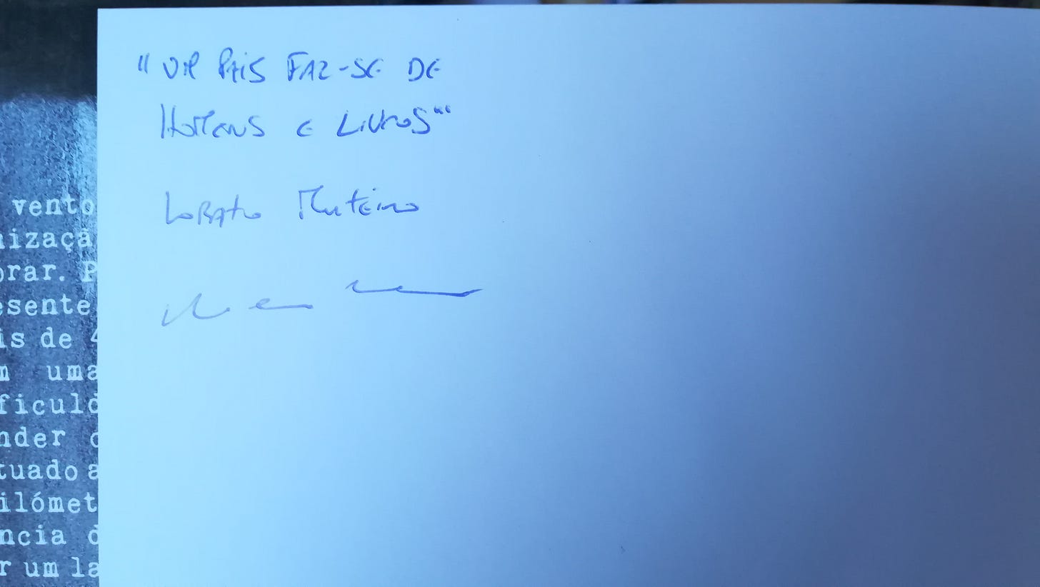 Autógrafo de Marco Calhorda