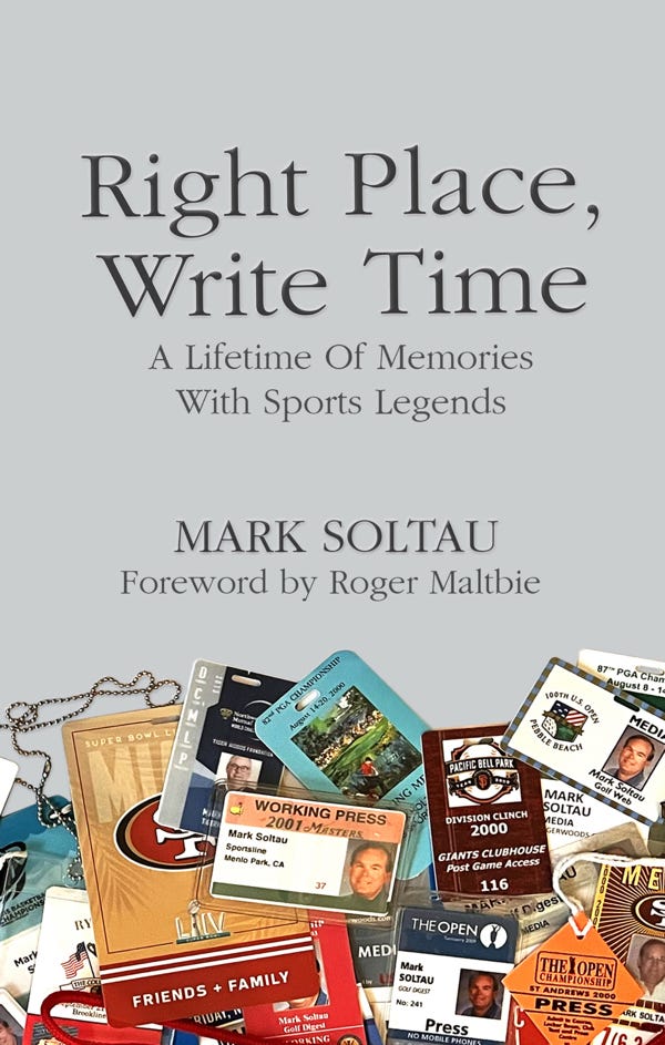 “Right Place, Write Time: A Lifetime Of Memories With Sports Legends”
