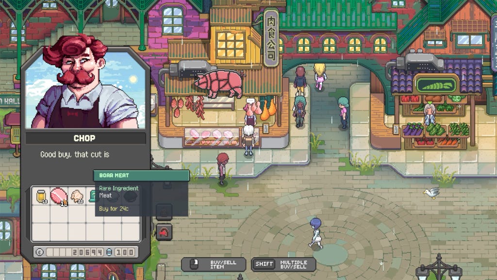 Chef RPG cooking minigame screenshot from Chef RPG review Chef RPG cooking minigame screenshot from Chef RPG review